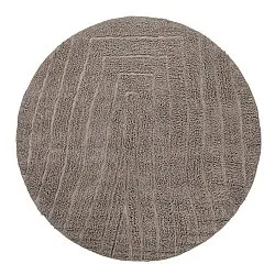 Kulatý koberec - Farley Natural Cotton Shaggy (taupe)