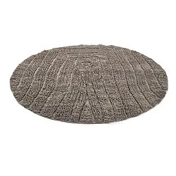 Kulatý koberec - Farley Natural Cotton Shaggy (taupe)