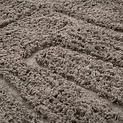 Kulatý koberec - Farley Natural Cotton Shaggy (taupe)