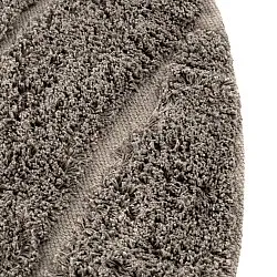 Kulatý koberec - Farley Natural Cotton Shaggy (taupe)
