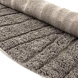Kulatý koberec - Farley Natural Cotton Shaggy (taupe)