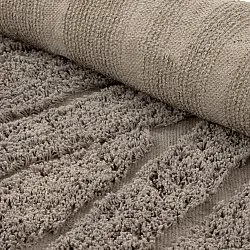 Kulatý koberec - Farley Natural Cotton Shaggy (taupe)