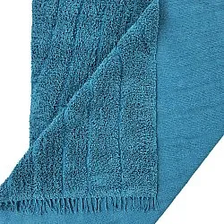 Shaggy koberce - Farley Natural Cotton Shaggy (tyrkysový)
