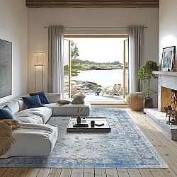 Wiltonský koberec - Gombalia (světle modrá)