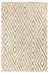 Shaggy koberce - Holwell Natural Cotton Shaggy (šedobílá/hnědá)