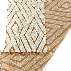 Shaggy koberce - Holwell Natural Cotton Shaggy (šedobílá/hnědá)