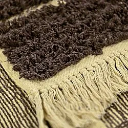 Shaggy koberce - Ikara Natural Cotton Shaggy (hnědý)