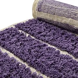 Shaggy koberce - Ikara Natural Cotton Shaggy (fialová)