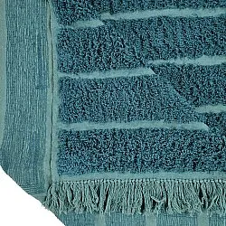 Shaggy koberce - Ikara Natural Cotton Shaggy (tyrkysový)