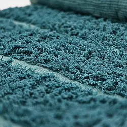 Shaggy koberce - Ikara Natural Cotton Shaggy (tyrkysový)