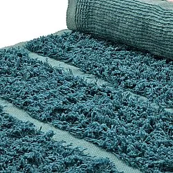 Shaggy koberce - Ikara Natural Cotton Shaggy (tyrkysový)