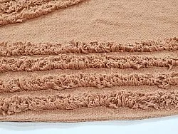 Kulatý koberec - Jovie Natural Cotton Shaggy (terakota)