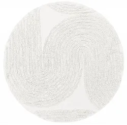 Kulatý koberec - Jovie Natural Cotton Shaggy (offwhite)