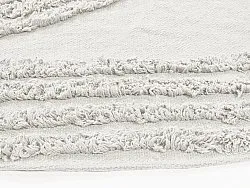 Kulatý koberec - Jovie Natural Cotton Shaggy (offwhite)