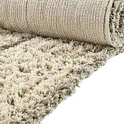 Shaggy koberce - Kairi Natural Cotton Shaggy (béžová/taupe)