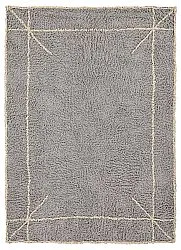Shaggy koberce - Kairi Natural Cotton Shaggy (šedá/béžová)