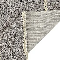 Shaggy koberce - Kairi Natural Cotton Shaggy (šedá/béžová)
