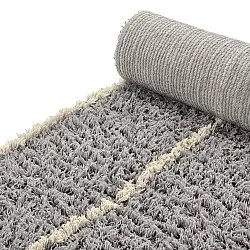 Shaggy koberce - Kairi Natural Cotton Shaggy (šedá/béžová)