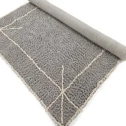 Shaggy koberce - Kairi Natural Cotton Shaggy (šedá/béžová)