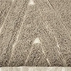 Shaggy koberce - Kindon Natural Cotton Shaggy (béžová/bílá)