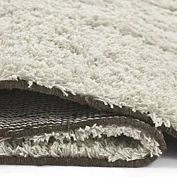 Shaggy koberce - Kindon Natural Cotton Shaggy (šedobílá/hnědá)