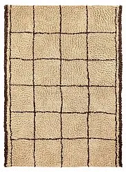 Shaggy koberce - Lana Natural Cotton Shaggy (béžová/hnědá)