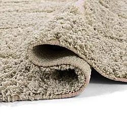 Shaggy koberce - Lindley Natural Cotton Shaggy (béžová/růžová)