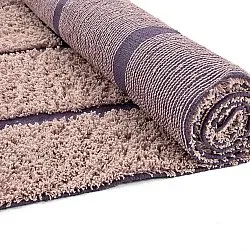Shaggy koberce - Lindley Natural Cotton Shaggy (růžová/fialová)