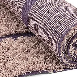 Shaggy koberce - Lindley Natural Cotton Shaggy (růžová/fialová)