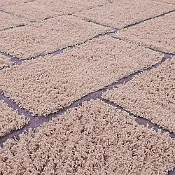 Shaggy koberce - Lindley Natural Cotton Shaggy (růžová/fialová)