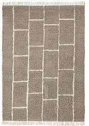 Shaggy koberce - Lindley Natural Cotton Shaggy (taupe/šedá)