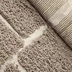 Shaggy koberce - Lindley Natural Cotton Shaggy (taupe/šedá)