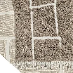 Shaggy koberce - Lindley Natural Cotton Shaggy (taupe/šedá)