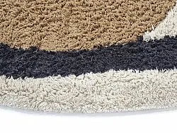 Kulatý koberec - Mantona Natural Cotton Shaggy (vícebarevná)