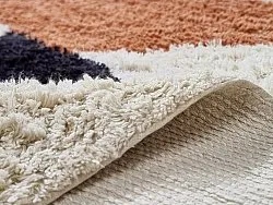 Kulatý koberec - Mantona Natural Cotton Shaggy (vícebarevná)