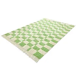 Shaggy koberce - Maranello Natural Cotton Shaggy (zelený)