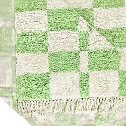 Shaggy koberce - Maranello Natural Cotton Shaggy (zelený)