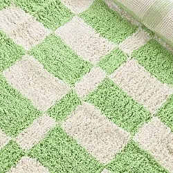 Shaggy koberce - Maranello Natural Cotton Shaggy (zelený)