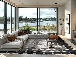 Wiltonský koberec - Marineo (šedá)