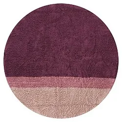 Kulatý koberec - Pione Natural Cotton Shaggy (růžová)