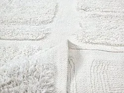 Shaggy koberce - Salem Natural Cotton Shaggy (offwhite)