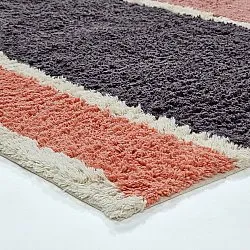 Shaggy koberce - Vinci Natural Cotton Shaggy (růžová)