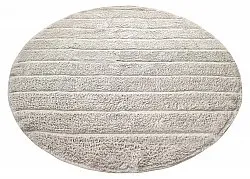 Kulatý koberec - Willow Natural Cotton Shaggy (greige)