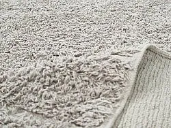 Kulatý koberec - Willow Natural Cotton Shaggy (greige)