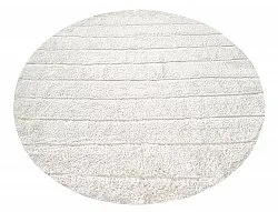 Kulatý koberec - Willow Natural Cotton Shaggy (offwhite)