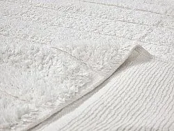 Kulatý koberec - Willow Natural Cotton Shaggy (offwhite)