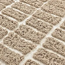 Shaggy koberce - Zola Natural Cotton Shaggy (béžový)