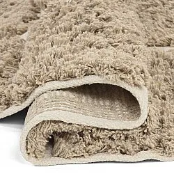 Kulatý koberec - Zola Natural Cotton Shaggy (béžový)
