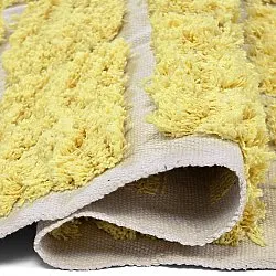 Shaggy koberce - Zola Natural Cotton Shaggy (žluť)