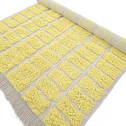 Shaggy koberce - Zola Natural Cotton Shaggy (žluť)